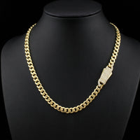 Real 14K Gold 4.5mm Royal Miami Cuban Chain