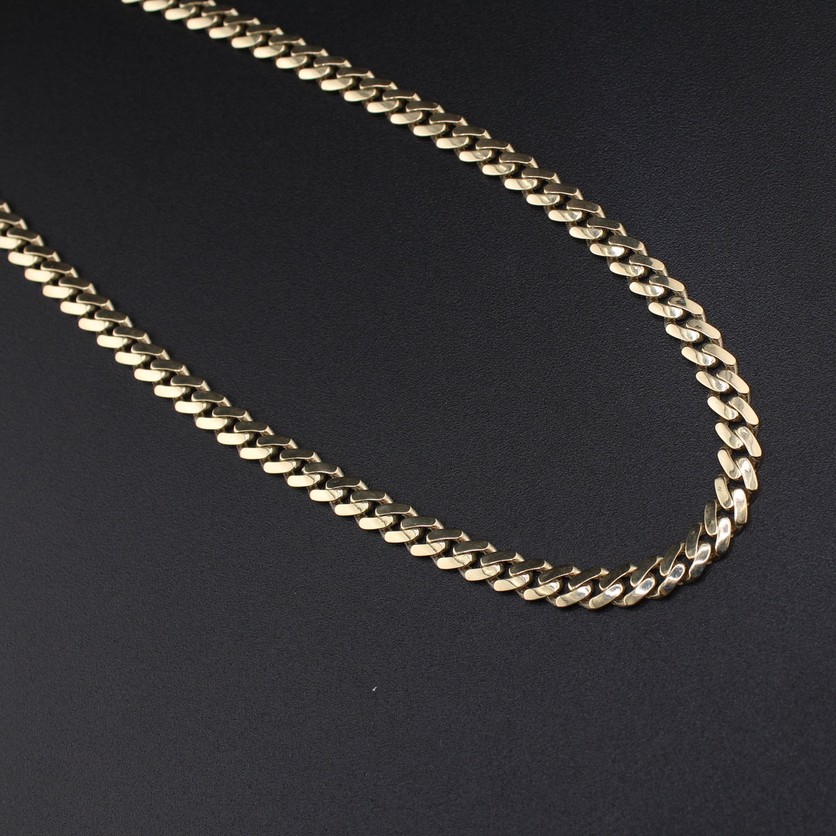 Real 10K Gold 6mm Royal Cuban Chain