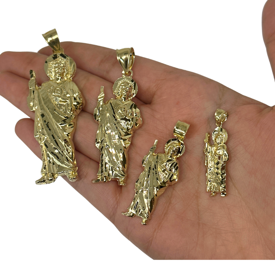 10K Gold Saint Jude Thaddeus Pendant