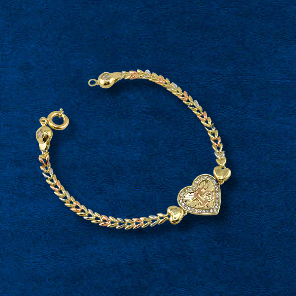 10K Quinceañera Bracelet