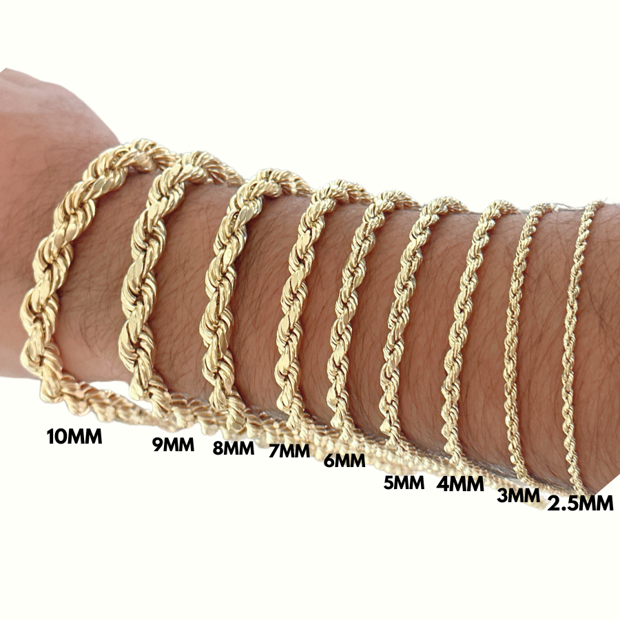 10K Rope Bracelet