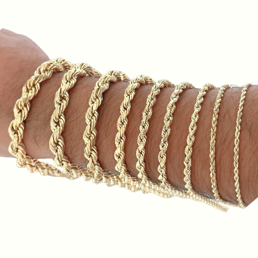 10K Rope Bracelet