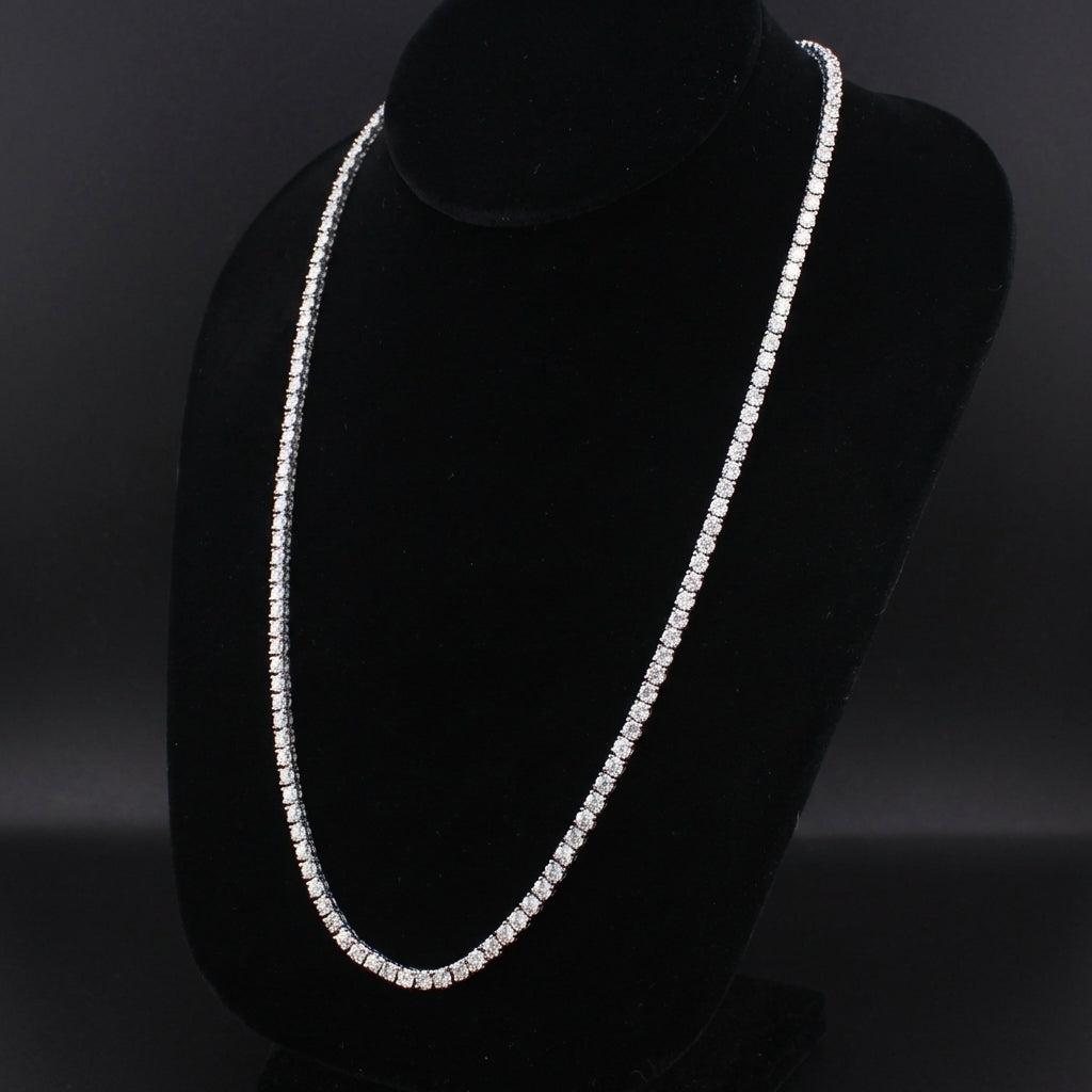 Cadena de tenis con diamantes