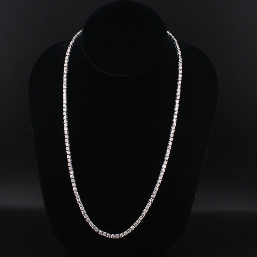Cadena de tenis con diamantes