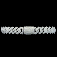 Real 10K Gold Diamond Miami Cuban Bracelet 5.9 CTW