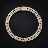 10K Diamond Chino Two Tone Bracelet 1.95 CTW