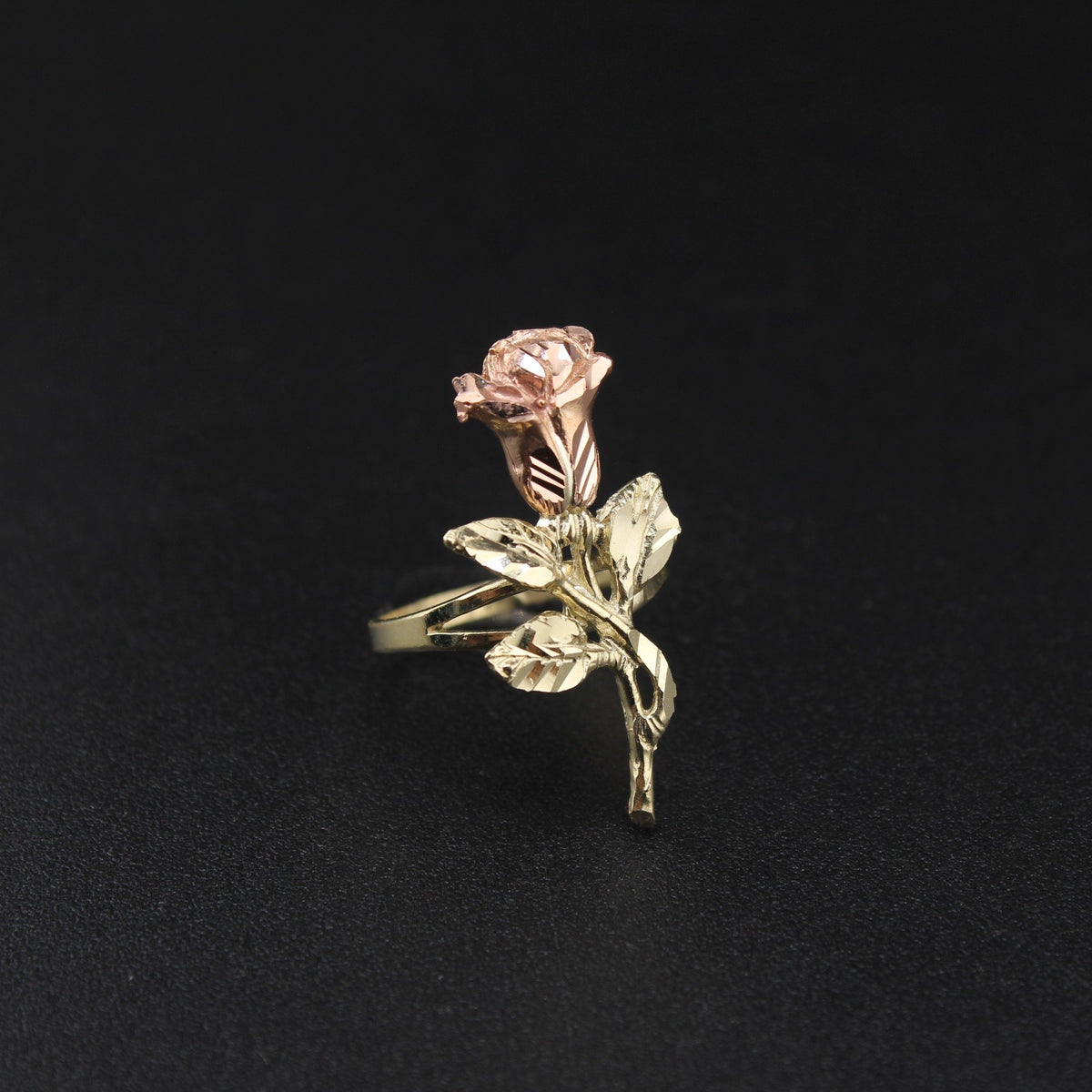 10K Gold Rose Ring