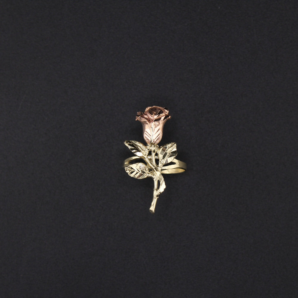 10K Gold Rose Ring