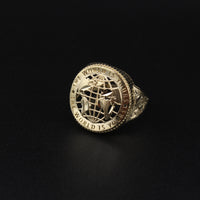 10K World is Yours Ring