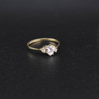 10K Heart Stone Ring