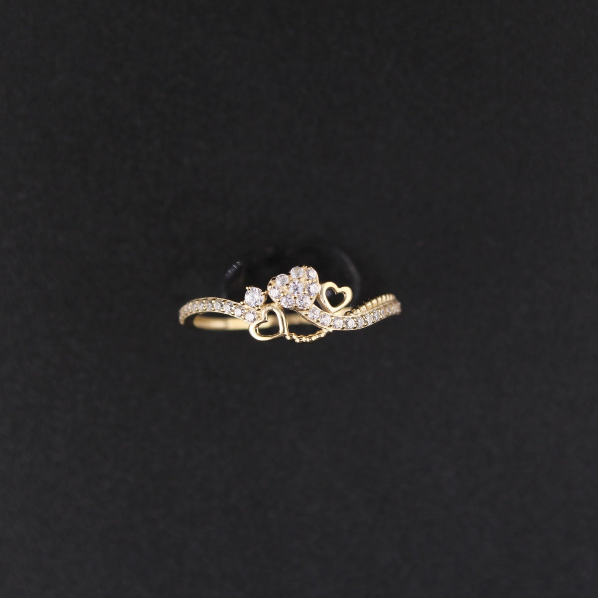10K Gold Heart Ring