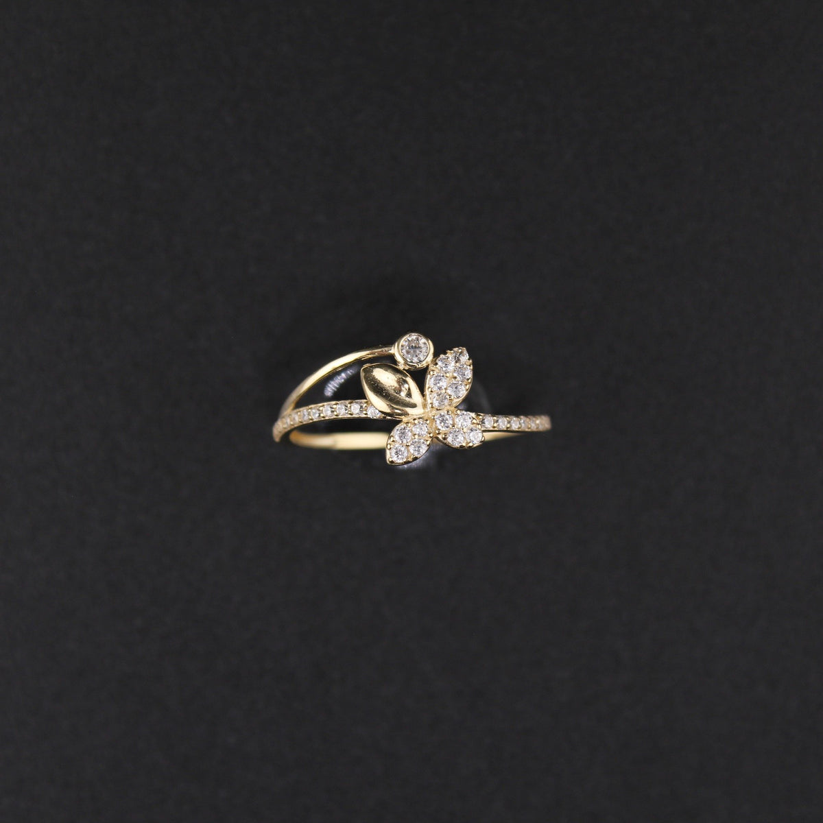 10K Gold Women's Butterfly Ring
