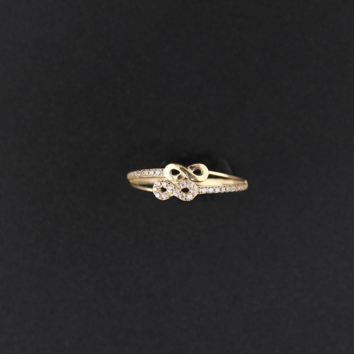 10K Infinity Sign Ring