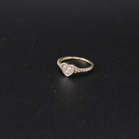 10K Gold Baby Heart Ring
