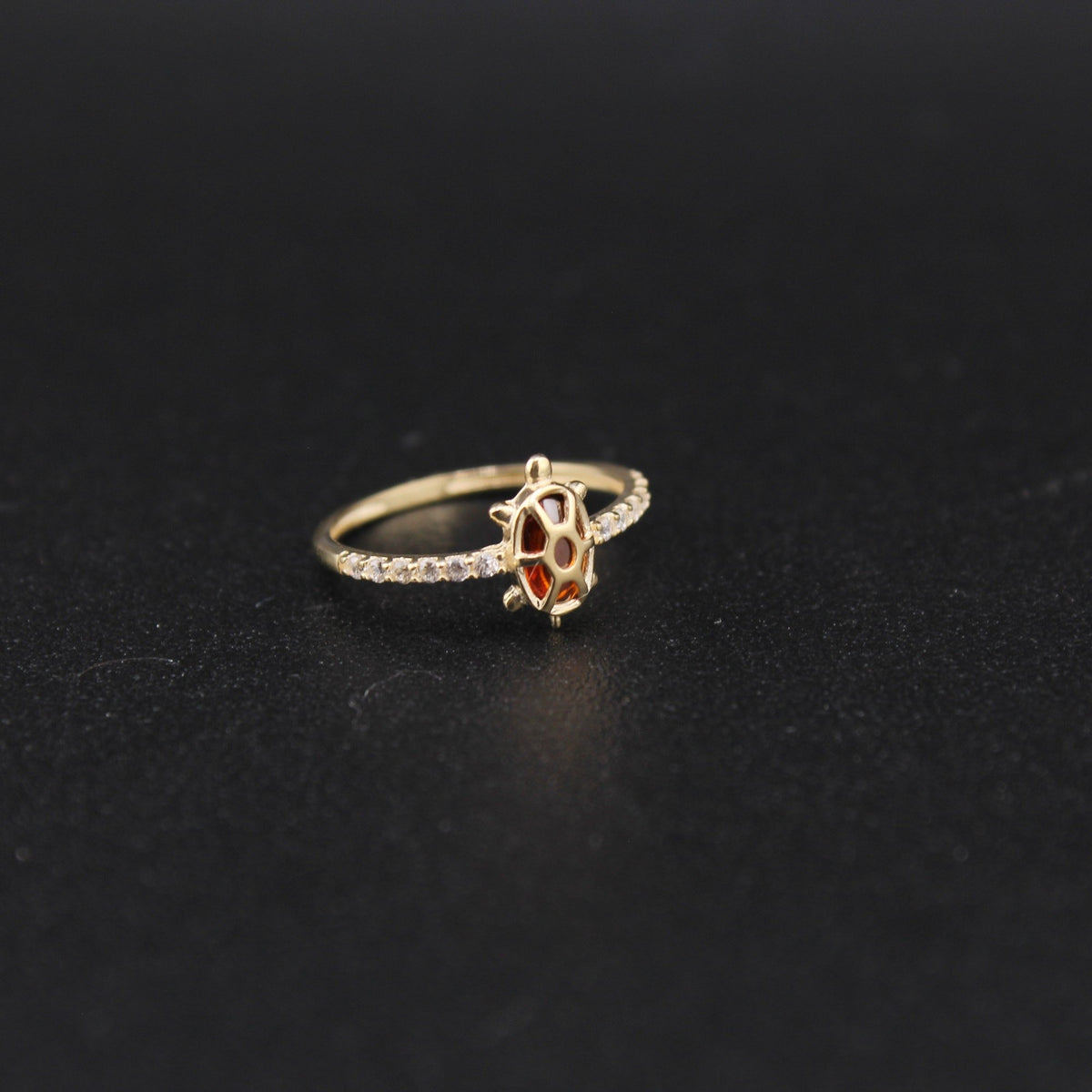 10K Gold BabyTurtle Ring For Children