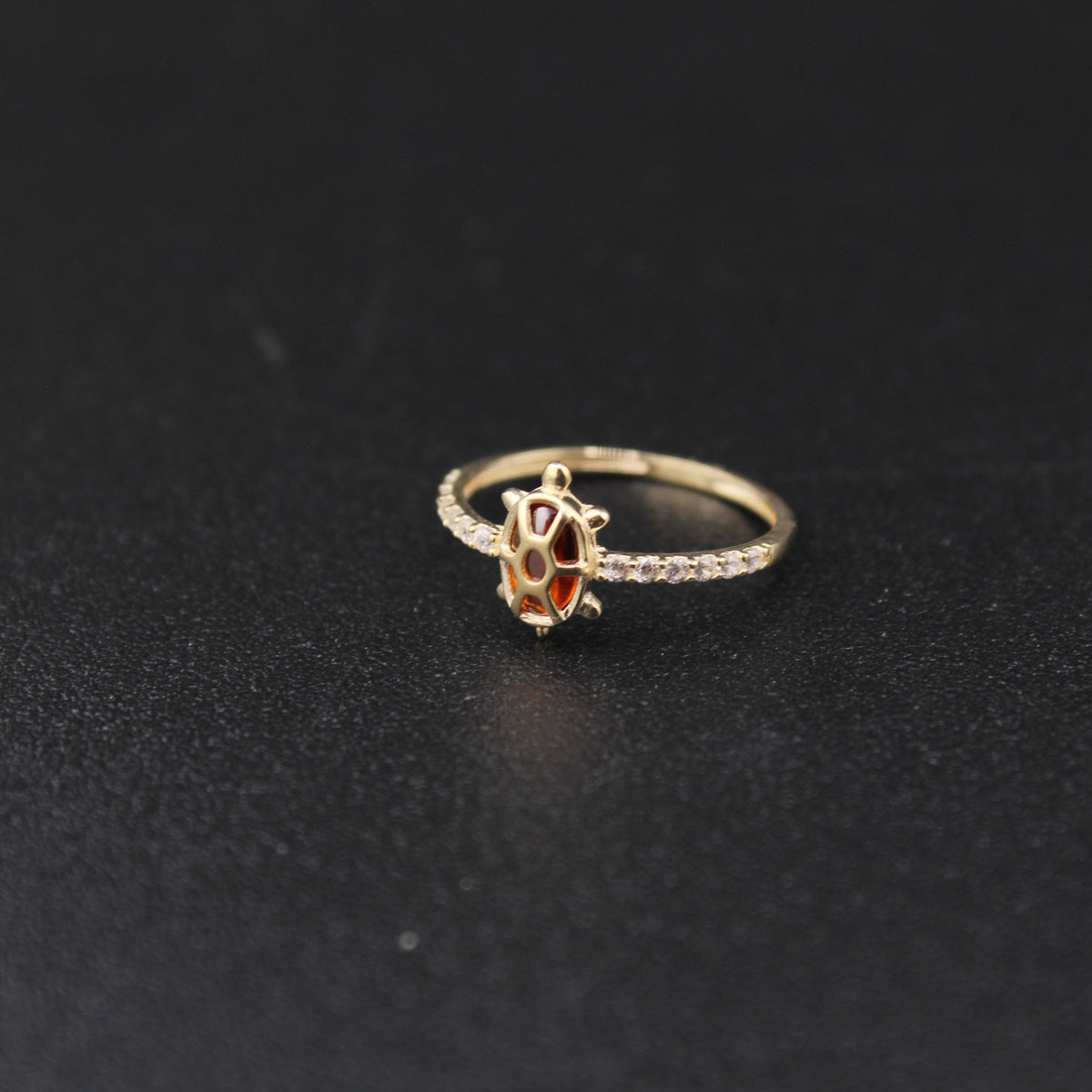 10K Gold BabyTurtle Ring For Children