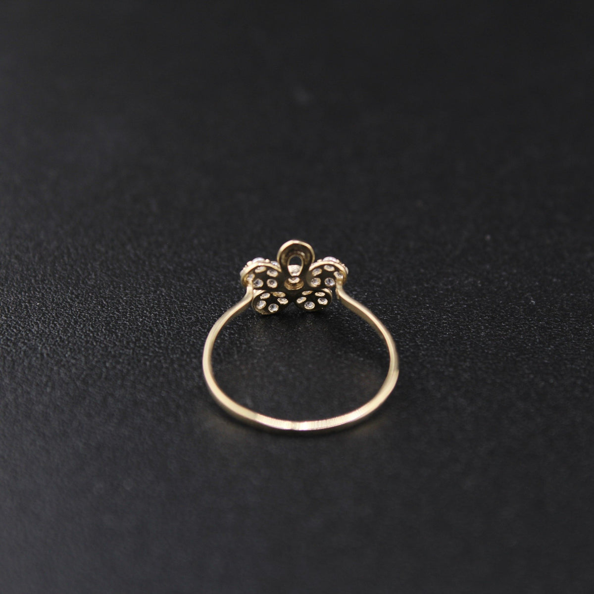 10K Gold  Flower Ring For Baby