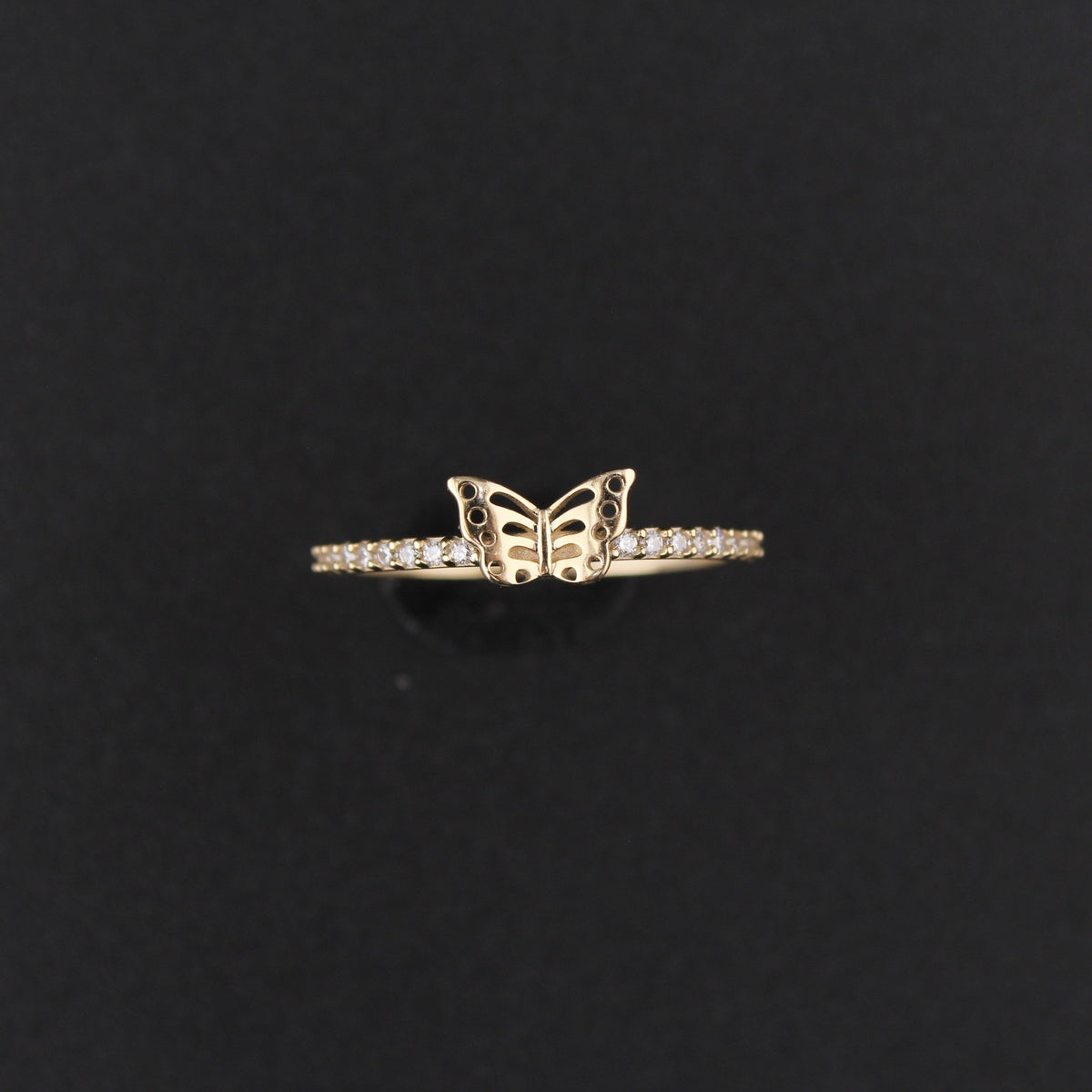 10KT Butterfly Ring