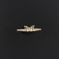 10KT Butterfly Ring