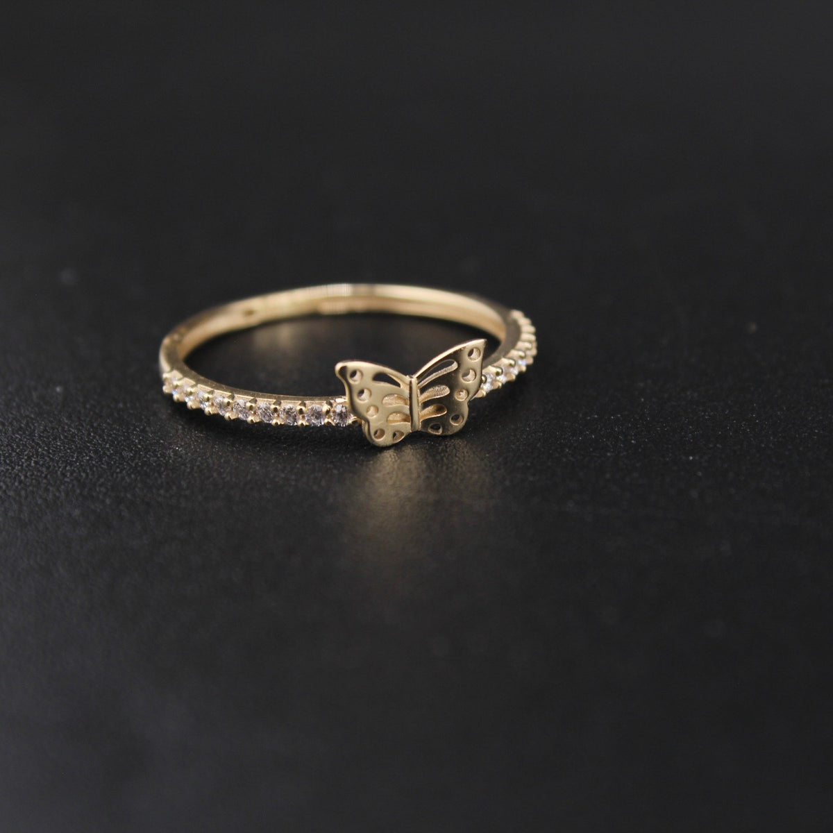 10KT Butterfly Ring