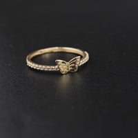 10KT Butterfly Ring
