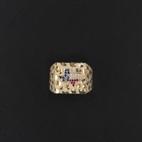 10K Texas Nugget Ring