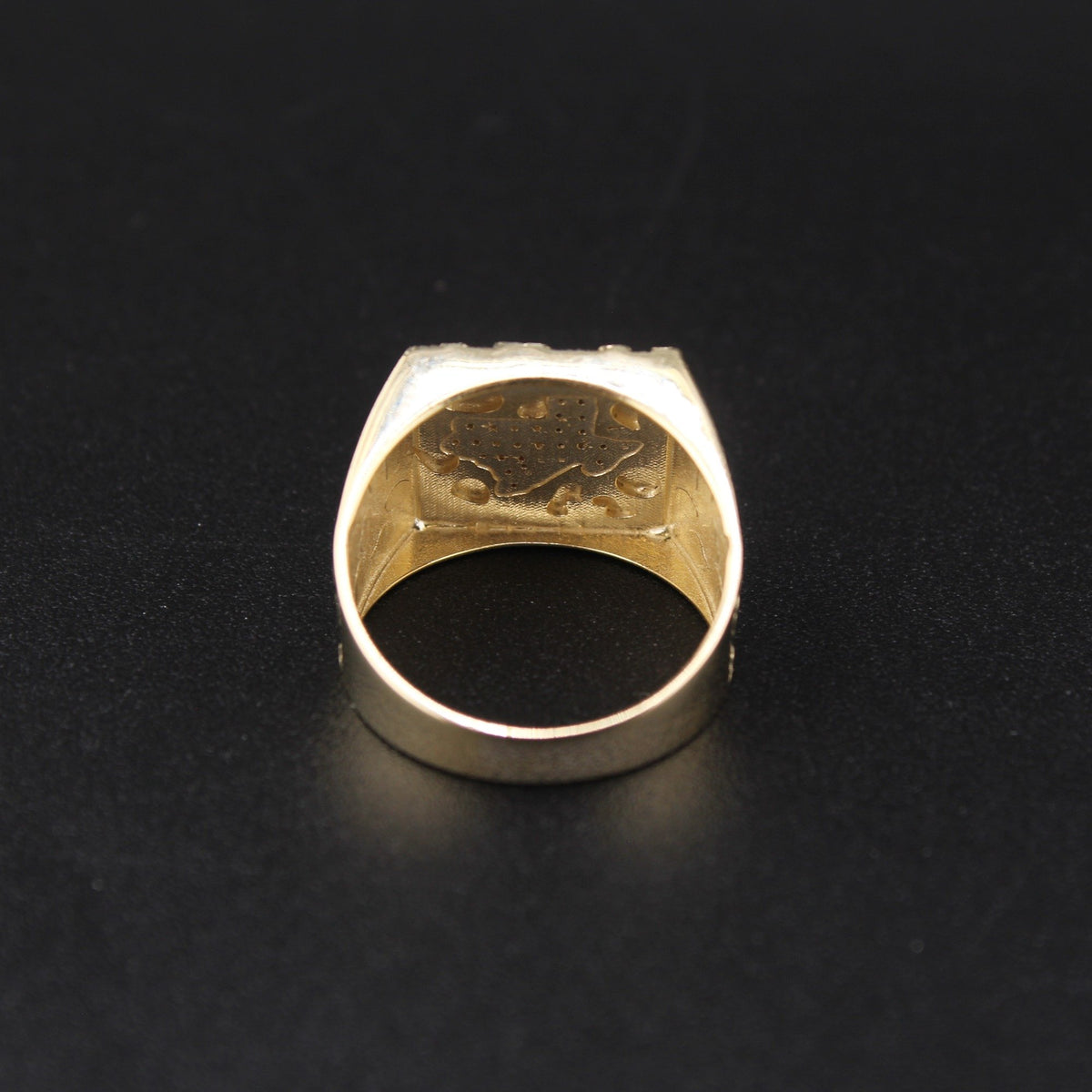 10K Texas Nugget Ring