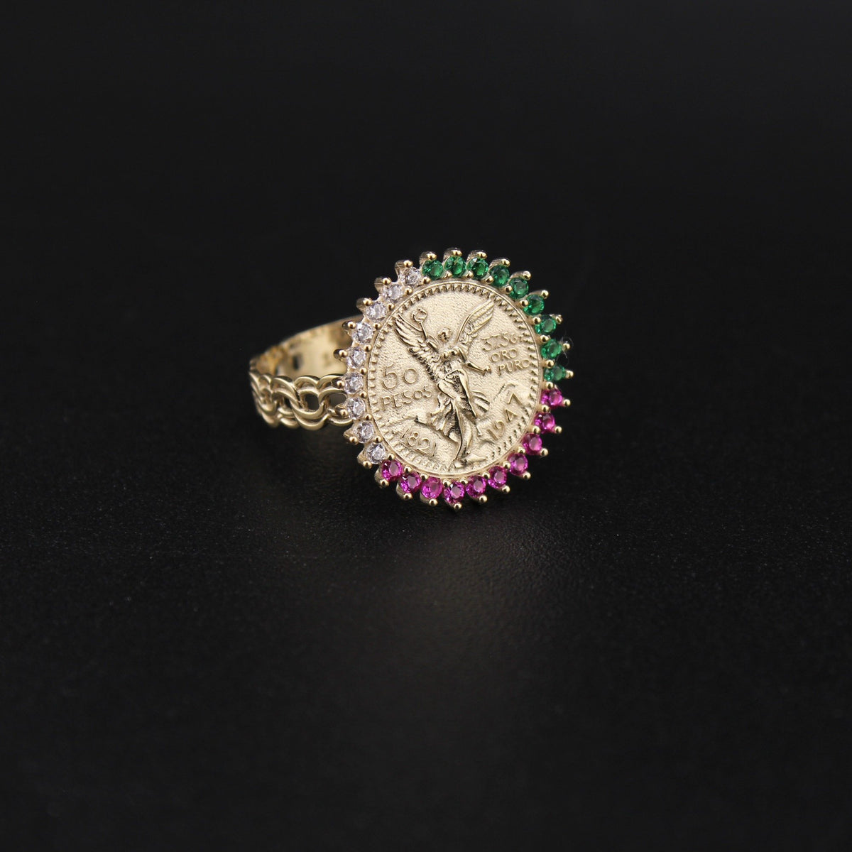 10KT 50 Pesos Ring