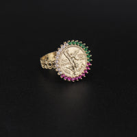 10KT 50 Pesos Ring
