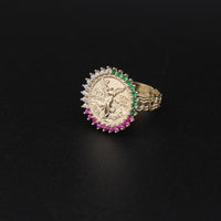 10KT 50 Pesos Ring
