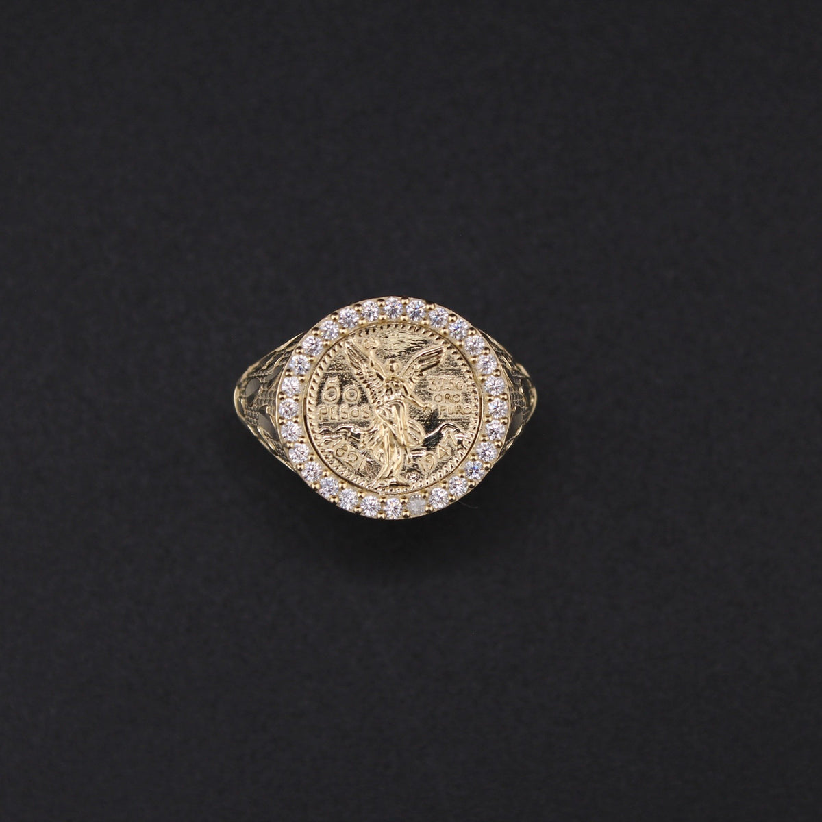 10KT 50 Pesos Ring M