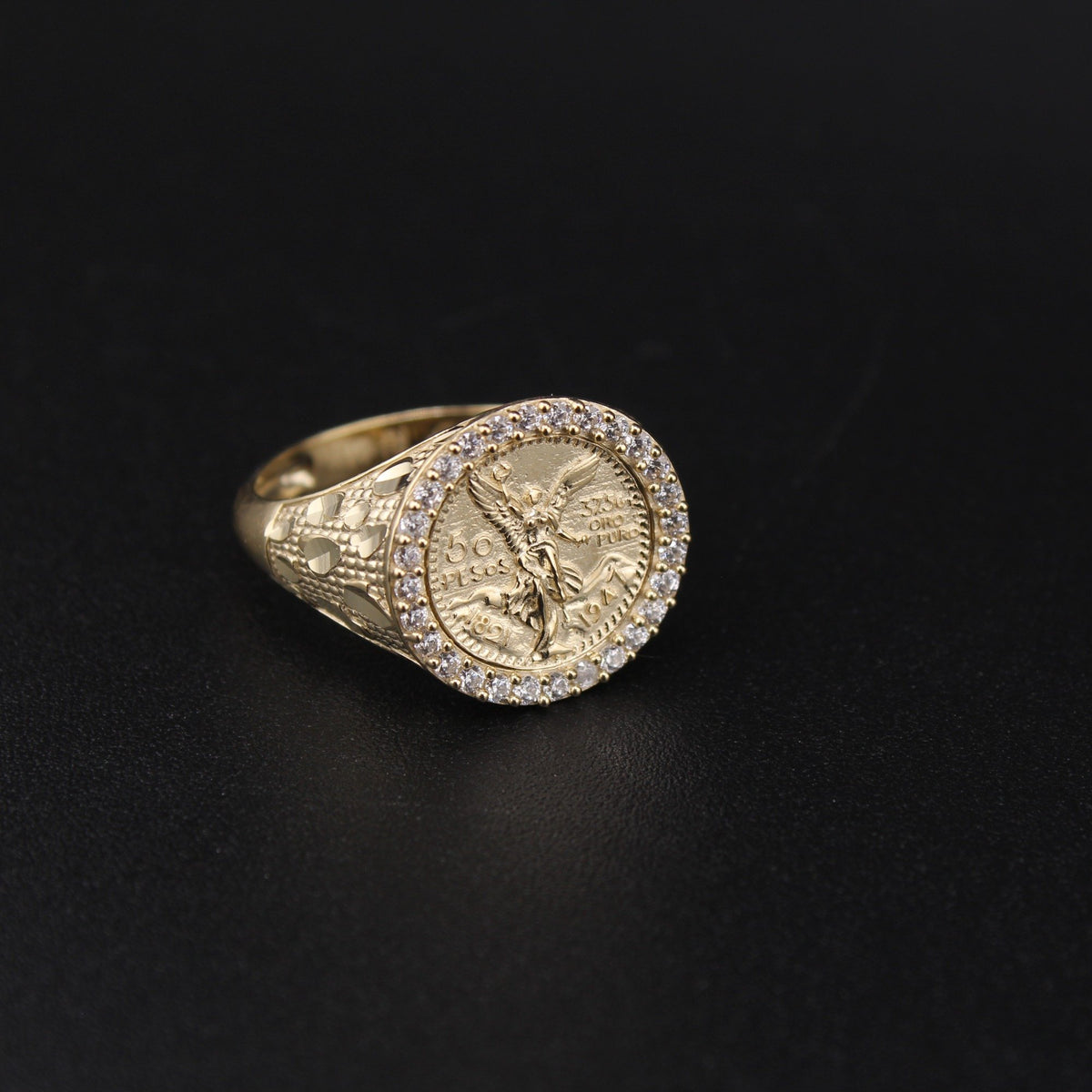 10KT 50 Pesos Ring M