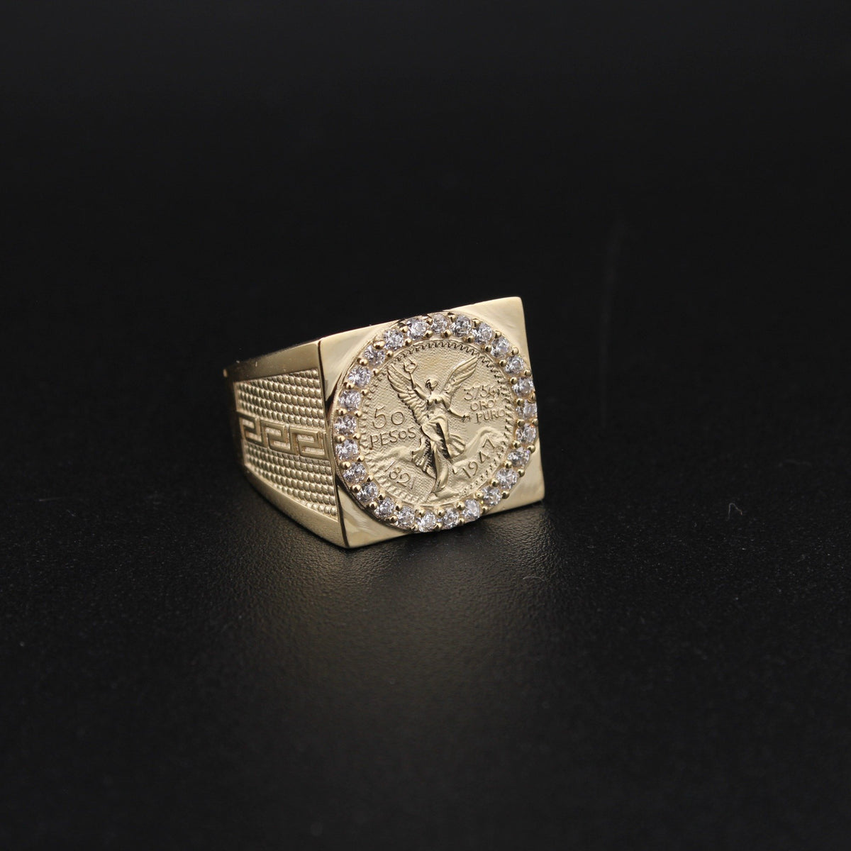 10K Gold Centenario Ring