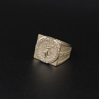 10K Gold Centenario Ring