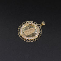 10K Virgin Mary Charm