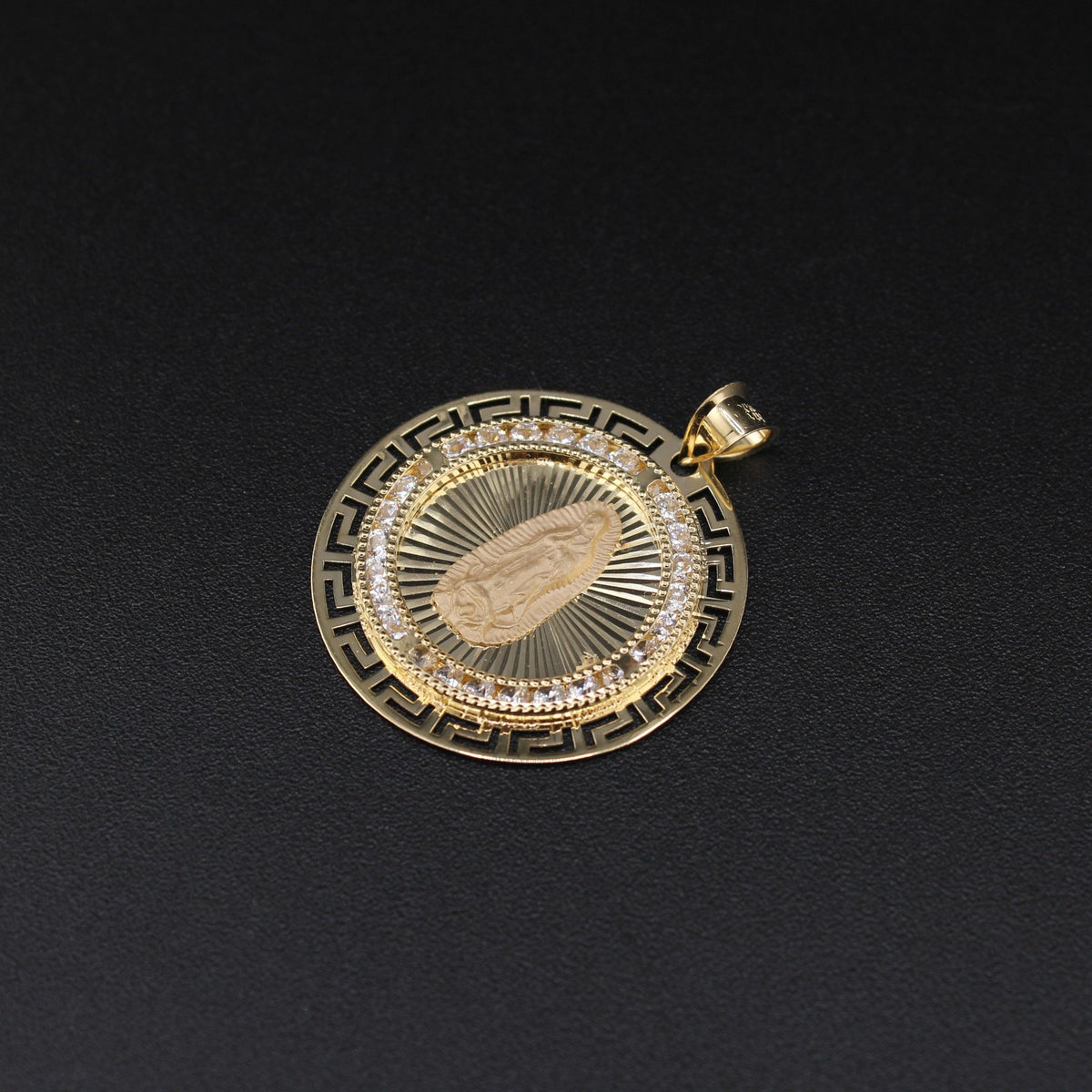 10K Virgin Mary Charm