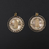 10K Virgin Mary Charm