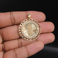 10K Virgin Mary Charm