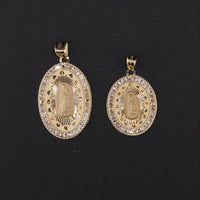 10K Virgin Mary Charm