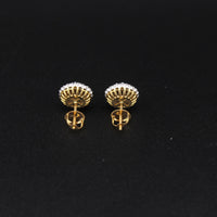 10K Diamond Earrings 0.76 CTW
