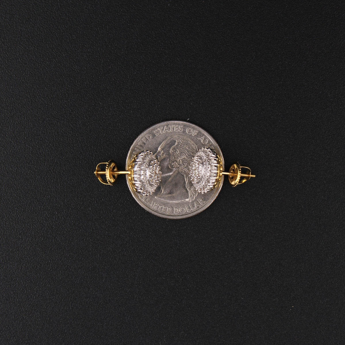 10K Diamond Earrings 0.76 CTW