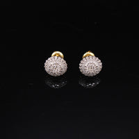 10K Diamond Earrings 0.76 CTW