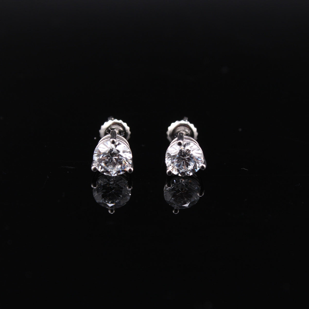 925 Sterling Silver Lab Diamond Studs