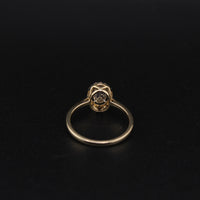 10KT Yellow Gold Ladies Diamond Round Ring