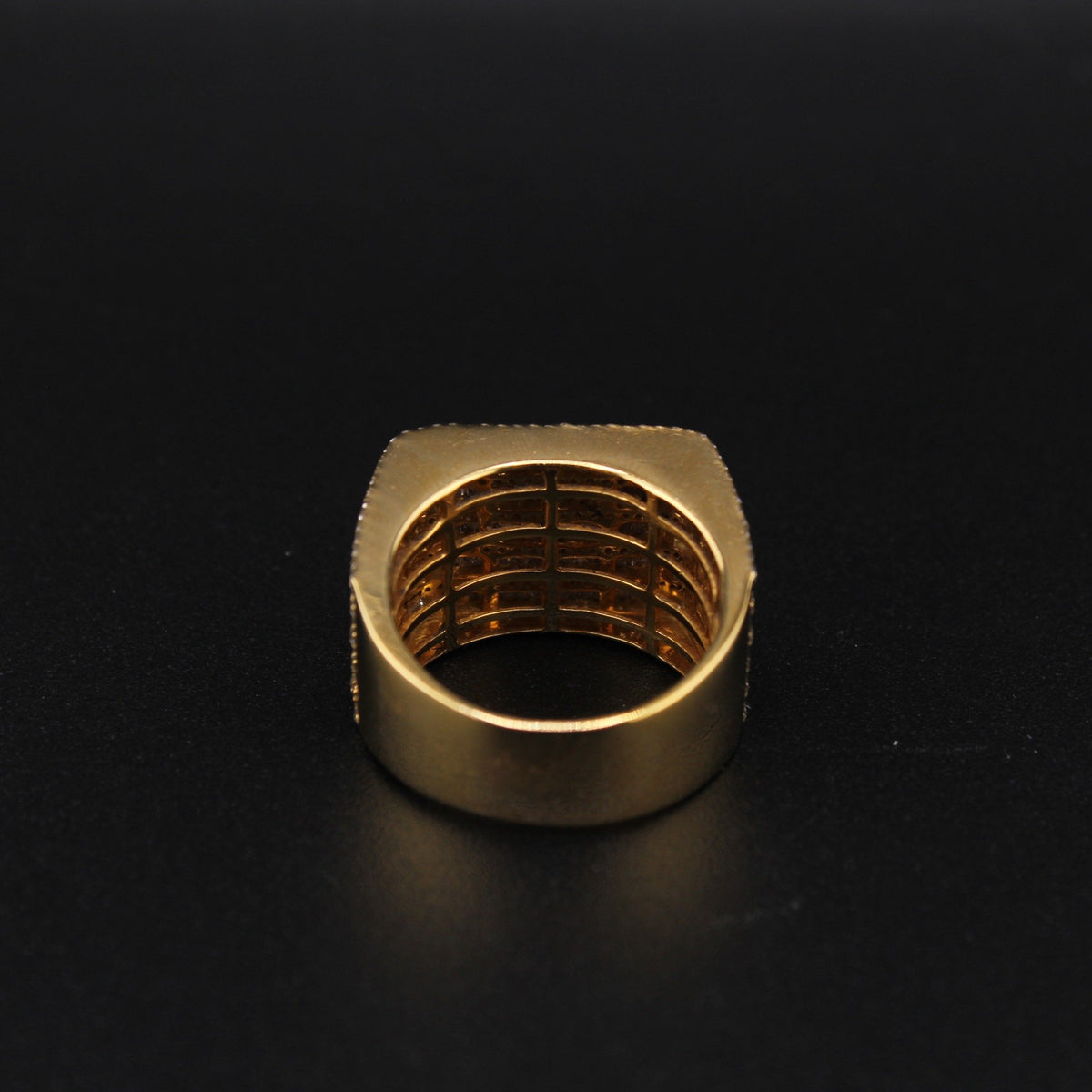 10K Yellow Gold Baguette Diamond Ring
