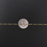 10K St Jude Pendant & Figaro Chain