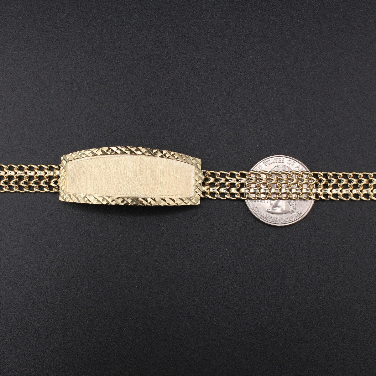 10K Chino ID Bracelet  8.5in