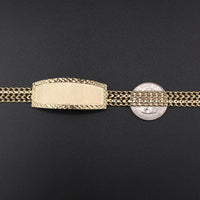 10K Chino ID Bracelet  8.5in
