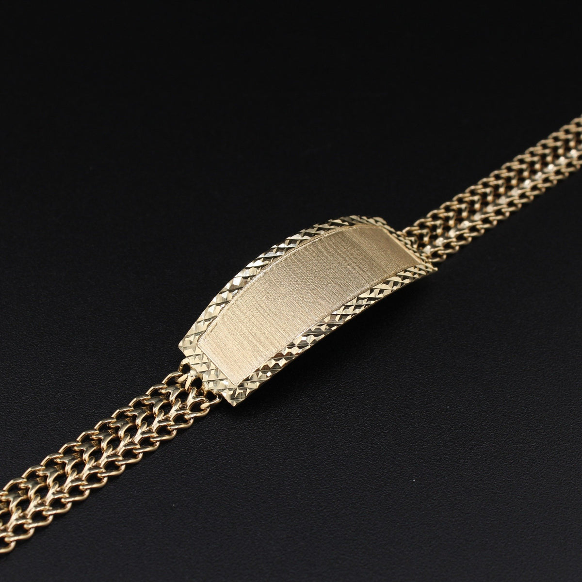 10K Chino ID Bracelet  8.5in