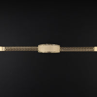 10K Chino ID Bracelet  8.5in